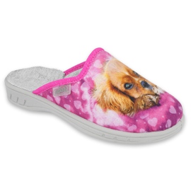 Befado kolorowe obuwie dziecięce  707X418 różowe