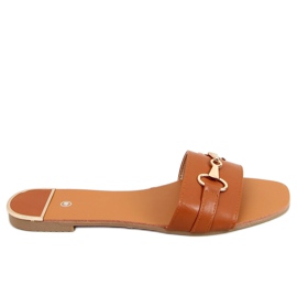 Klapki damskie camel N-109 Camel brązowe