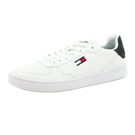 Buty Tommy Hilfiger Jeans Essential Cupsole M EM0EM00647-YBR białe