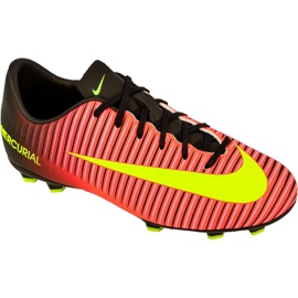 Buty piłkarskie Nike Mercurial Vapor Xi Fg Jr 831945-870 wielokolorowe czerwone