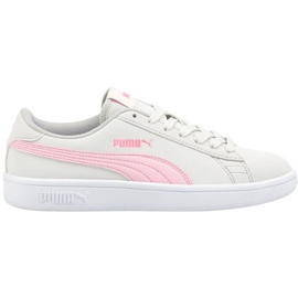 Buty Puma Smash v2 Buck Jr 365182 27 białe