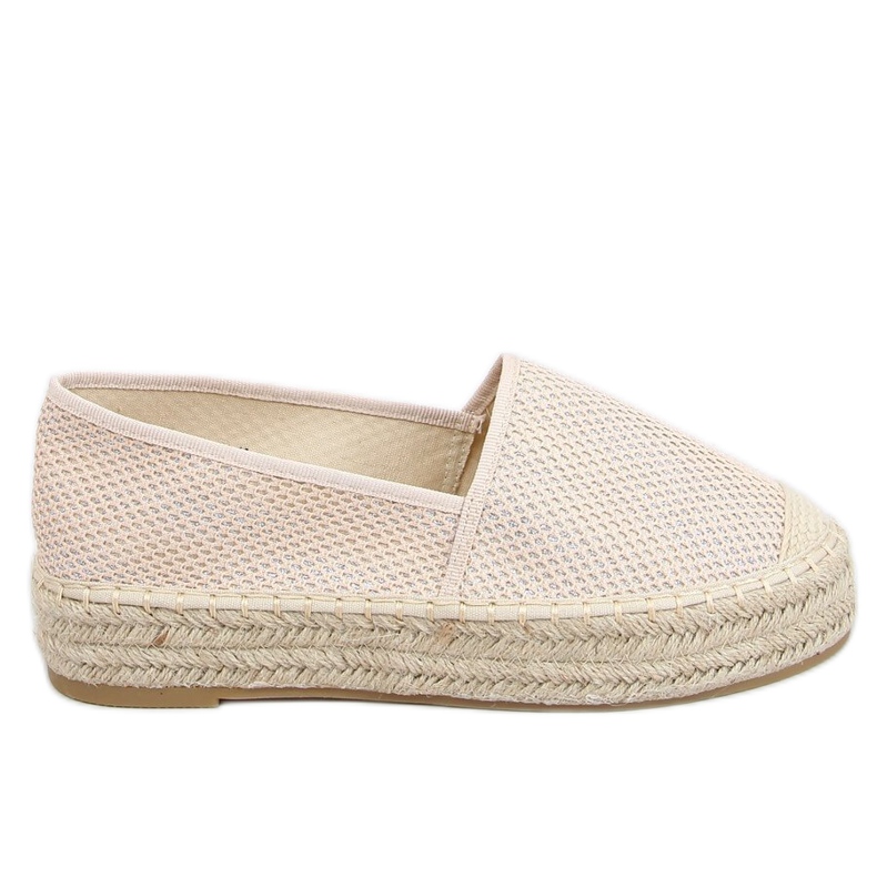 Espadryle damskie beżowe A666-ESP-1 Beige beżowy