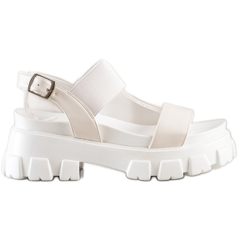 Seastar Białe Sandały Na Platformie Fashion