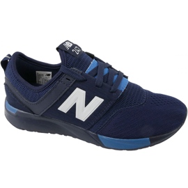 Buty New Balance Jr KL247C2G granatowe białe