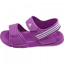 Sandały adidas Akwah 9 Kids B40662 fioletowe niebieskie
