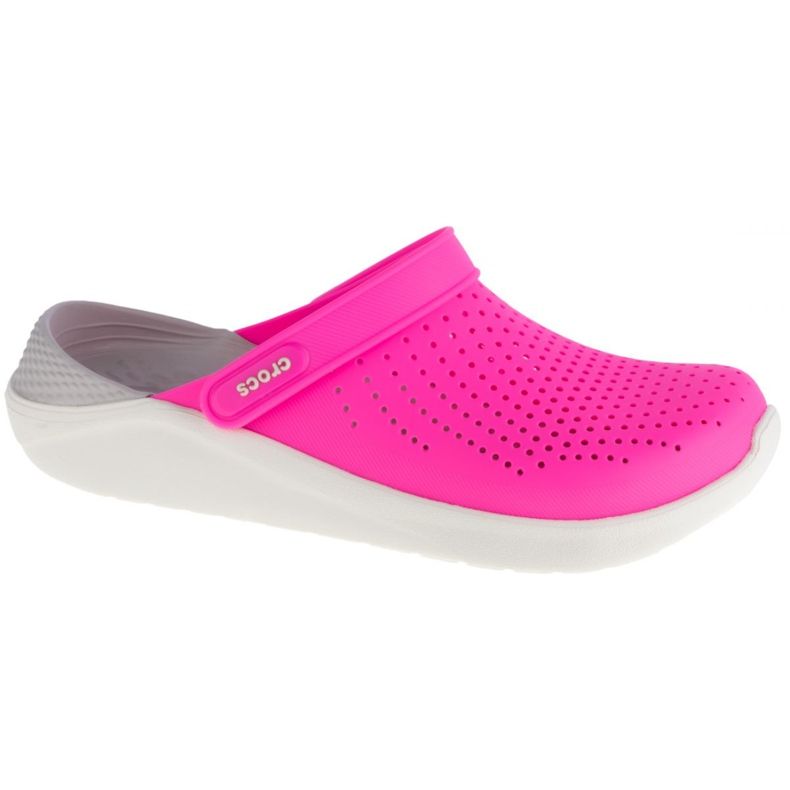 Klapki Crocs LiteRide Clog 204592-6QV różowe