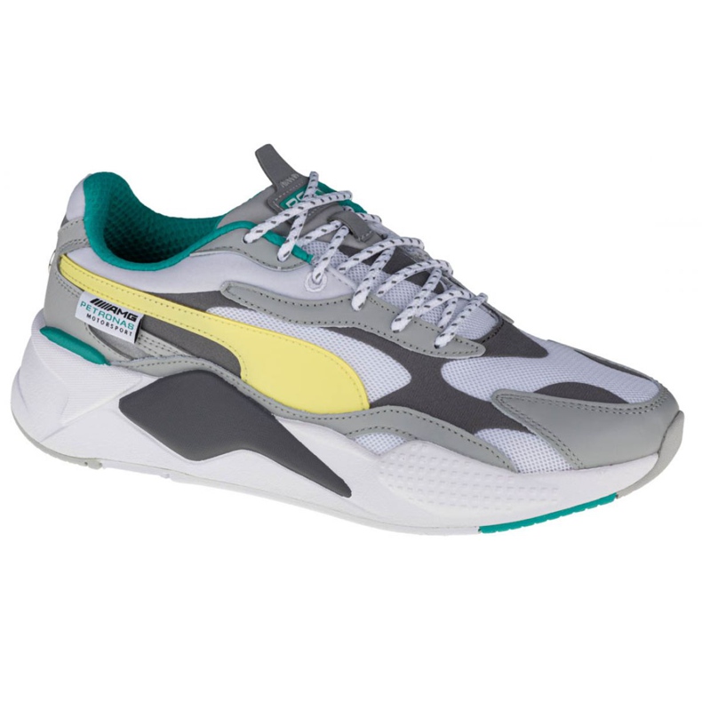 Buty Puma Mercedes Amg Petronas Rs-X3 M 306499 01 białe szare żółte