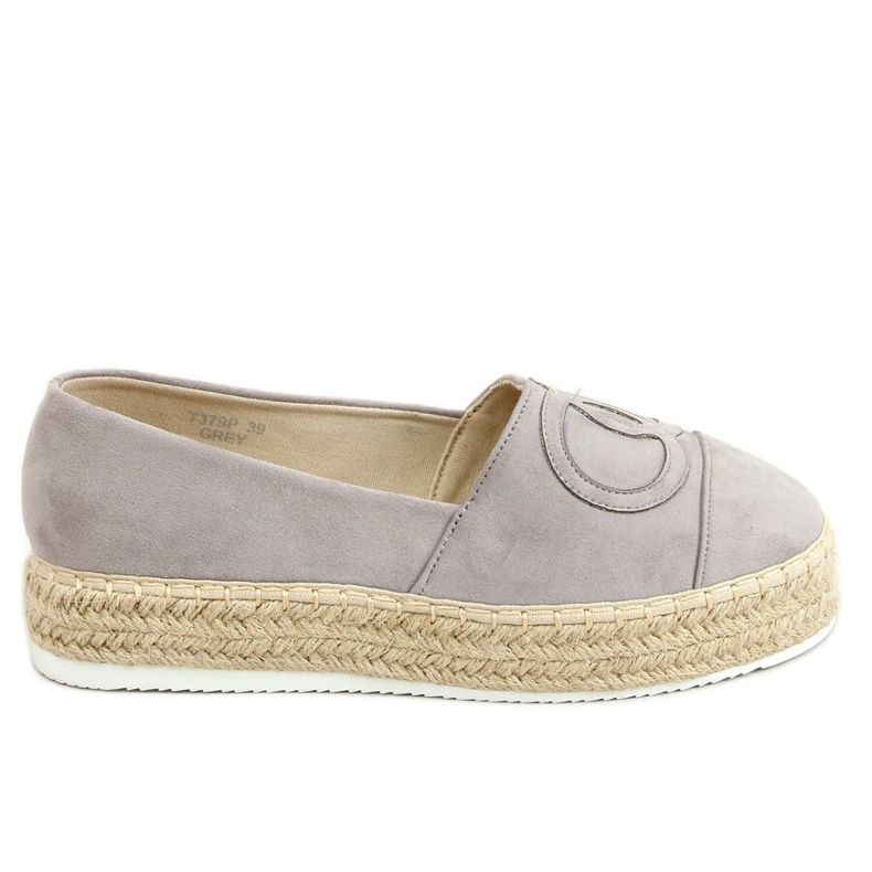 Espadryle szare T379P Grey