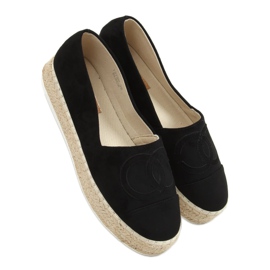 Espadryle czarne T379P Black