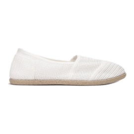 Damskie Espadryle Białe Arianna