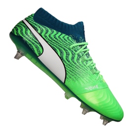Buty piłkarskie Puma One 18.1 Mx Sg M 104529-02 , zielony zielone