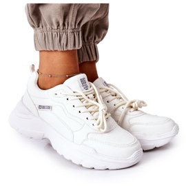 Damskie Sportowe Obuwie Big Star Białe EE274460