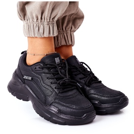 Damskie Sportowe Obuwie Big Star Czarne EE274462