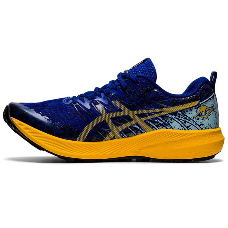 Buty do biegania Asics Fuji Lite 2 M 1011B209 400 niebieskie
