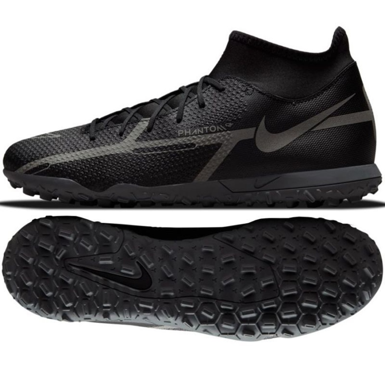 Buty piłkarskie Nike Phantom GT2 Club Dynamic Fit Tf M DC0820 004 czarne czarne