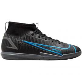 Buty piłkarskie Nike Mercurial Superfly 8 Academy Ic Jr CV0784-004 czarne czarne