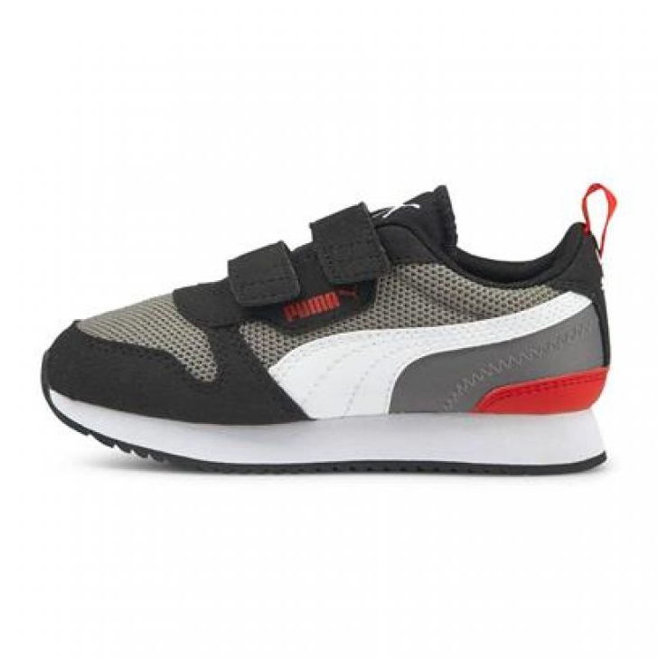 Buty Puma R78 V Ps Jr 373617 22 białe czarne szare