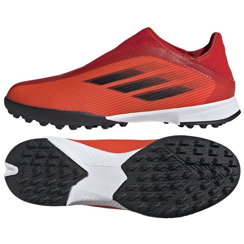 Buty piłkarskie adidas X Speedflow.3 Ll Tf Jr FY3255 wielokolorowe czerwone