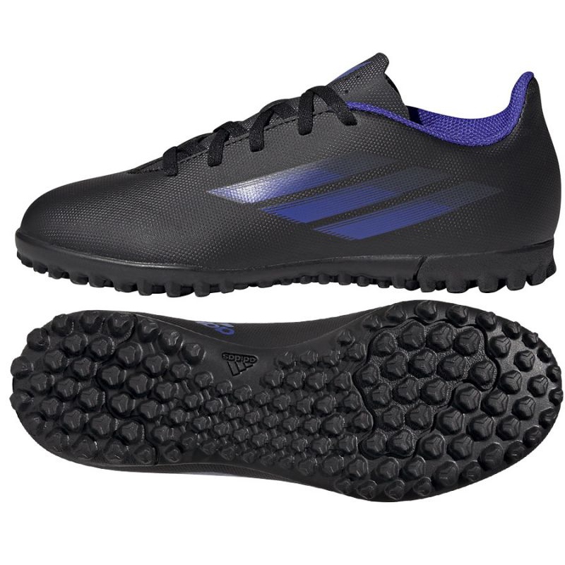 Buty piłkarskie adidas X Speedflow.4 Tf Jr FY3326 czarne czarne