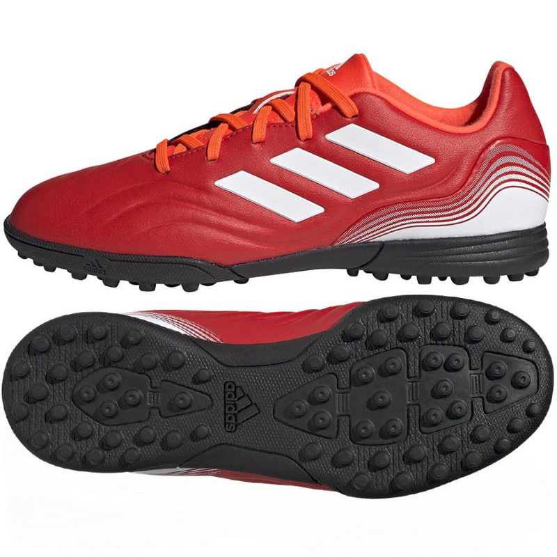 Buty piłkarskie adidas Copa Sense.3 Tf Jr FY6164 wielokolorowe czerwone