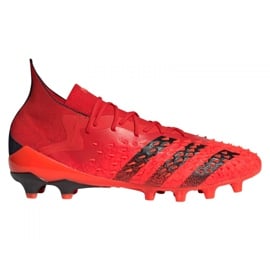 Buty piłkarskie adidas Predator Freak.1 Ag M FY6253 czerwone czerwone