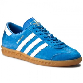 Buty adidas Hamburg M S76697 niebieskie