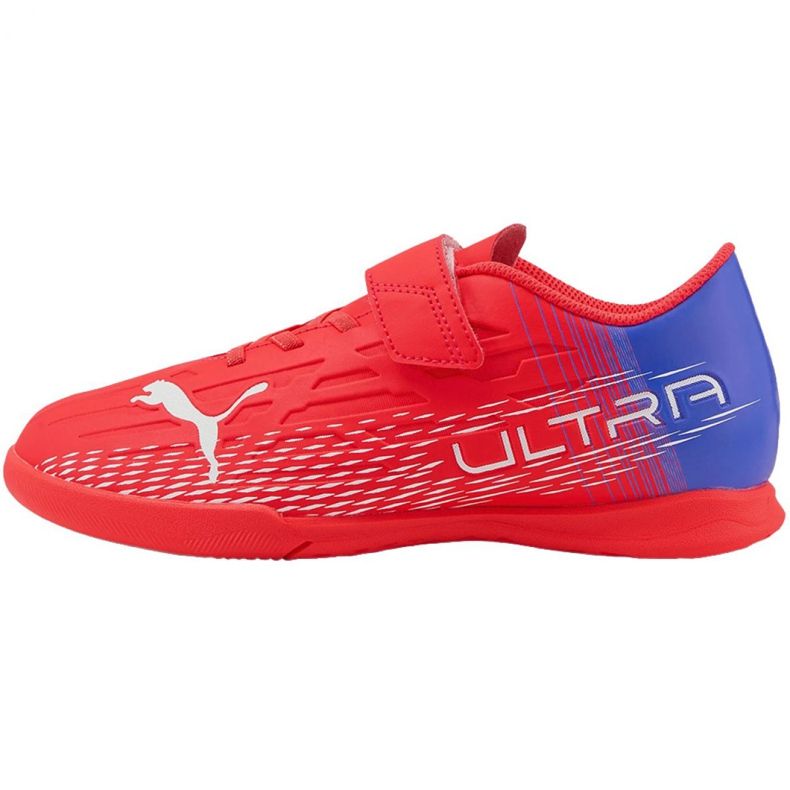 Buty piłkarskie Puma Ultra 4.3 It V Jr 106592 01 czerwone czerwone