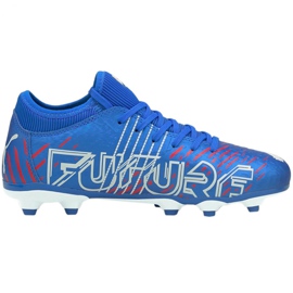 Buty piłkarskie Puma Future Z 4.2 Fg Ag Jr 106505 01 niebieskie niebieskie