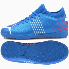Buty piłkarskie Puma Future Z 4.2 Tt Jr 106509 01 pomarańczowy, niebieski niebieskie