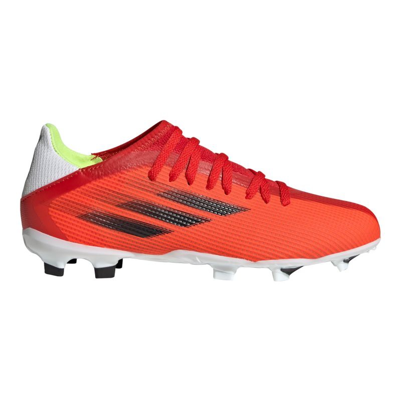 Buty piłkarskie adidas X Speedflow.3 Fg Jr FY3304 czerwone wielokolorowe