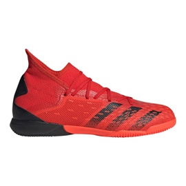Buty piłkarskie adidas Predator Freak.3 In M FY6285 czerwone pomarańcze i czerwienie