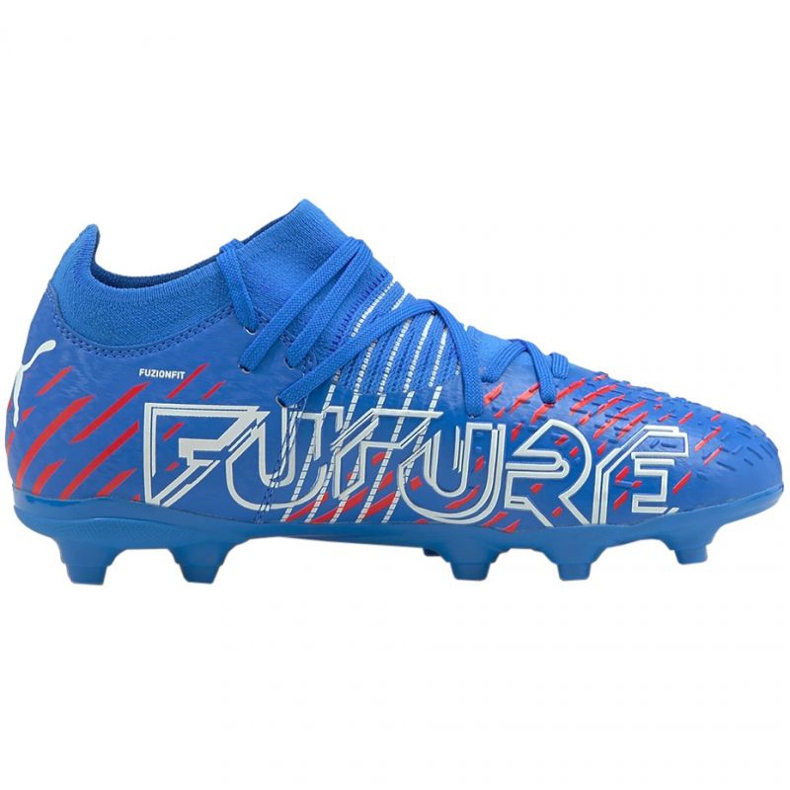 Buty piłkarskie Puma Future Z 3.2 Fg Ag Jr 106501 01 niebieskie niebieskie