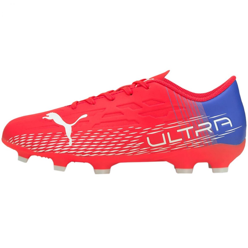 Buty piłkarskie Puma Ultra 4.3 Fg Ag Jr 106538 01 czerwone czerwone