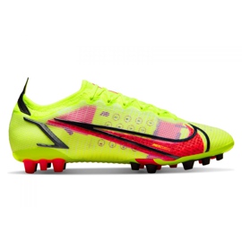 Buty piłkarskie Nike Vapor 14 Elite Ag M CZ8717-760 żółte zielone