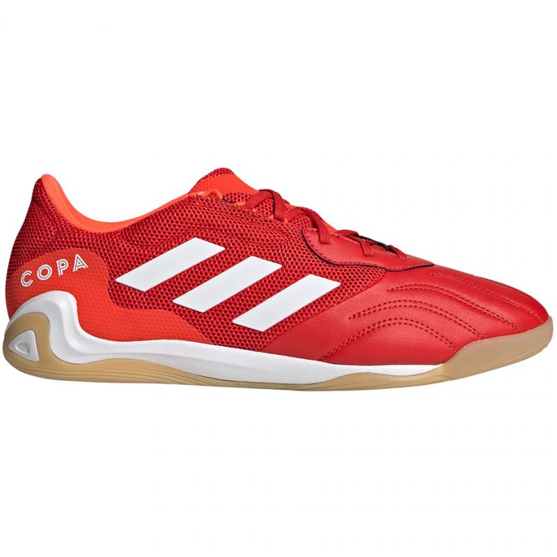 Buty piłkarskie adidas Copa Sense.3 In Sala M FY6192 czerwone pomarańcze i czerwienie