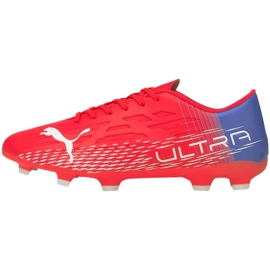 Buty piłkarskie Puma Ultra 4.3 Fg Ag M 106532 01 czerwone pomarańcze i czerwienie