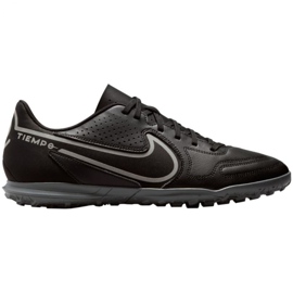 Buty piłkarskie Nike Tiempo Legend 9 Club Tf M DA1193 004 czarne czarne