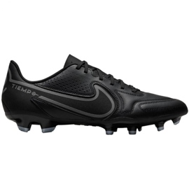 Buty piłkarskie Nike Tiempo Legend 9 Club FG/MG M DA1176 004 czarne czarne