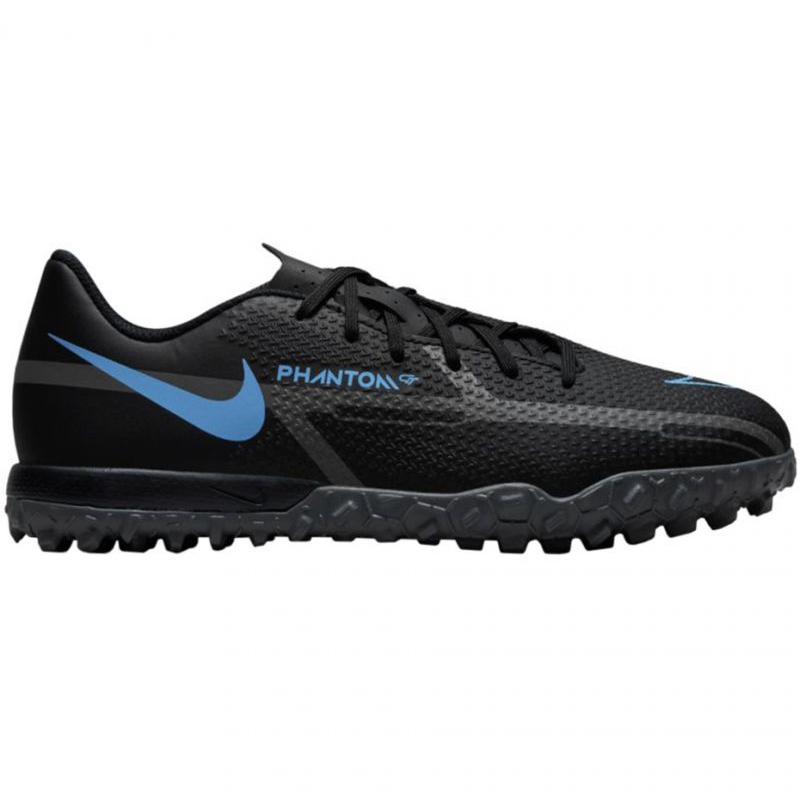 Buty piłkarskie Nike Phantom GT2 Academy Tf Jr DC0817 004 czarne czarne