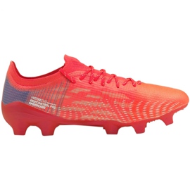 Buty piłkarskie Puma Ultra 1.3 Fg Ag M 106477 02 czerwone pomarańcze i czerwienie