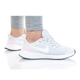 Buty Nike Revolution 5 (GS) Jr BQ5671-021 białe czarne