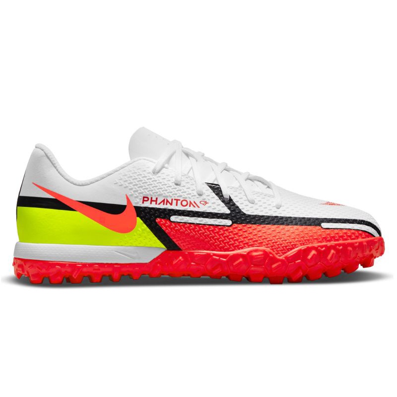 Buty piłkarskie Nike Phantom GT2 Academy Tf Jr DC0817-167 białe wielokolorowe