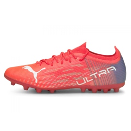 Buty piłkarskie Puma Ultra 1.3 Mg M 106515-02 czerwone czerwone