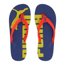Klapki Puma Epic Flip v2 Elektro 360248 51 czerwone granatowe żółte