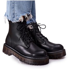 Damskie Ocieplane Workery Big Star II274110 Czarne