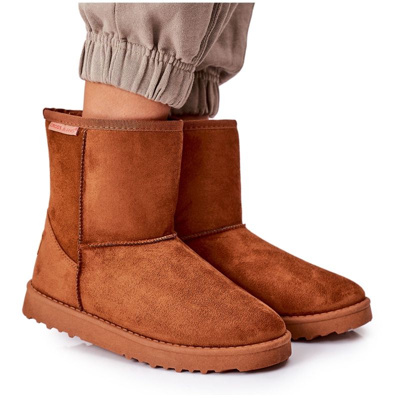 Śniegowce Cross Jeans EE1R4028C Brązowe