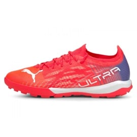 Buty piłkarskie Puma Ultra 1.3 Pro Cage M 106516-01 czerwone czerwone
