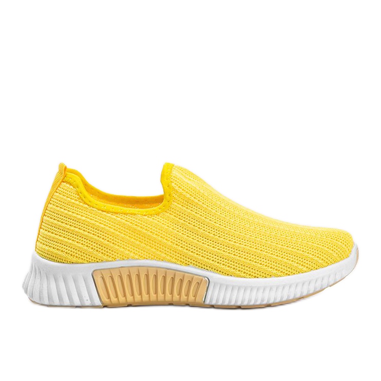 Żółte sportowe obuwie slip-on Roxy