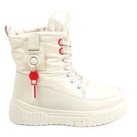 Śniegowce damskie beżowe NB509P Beige beżowy