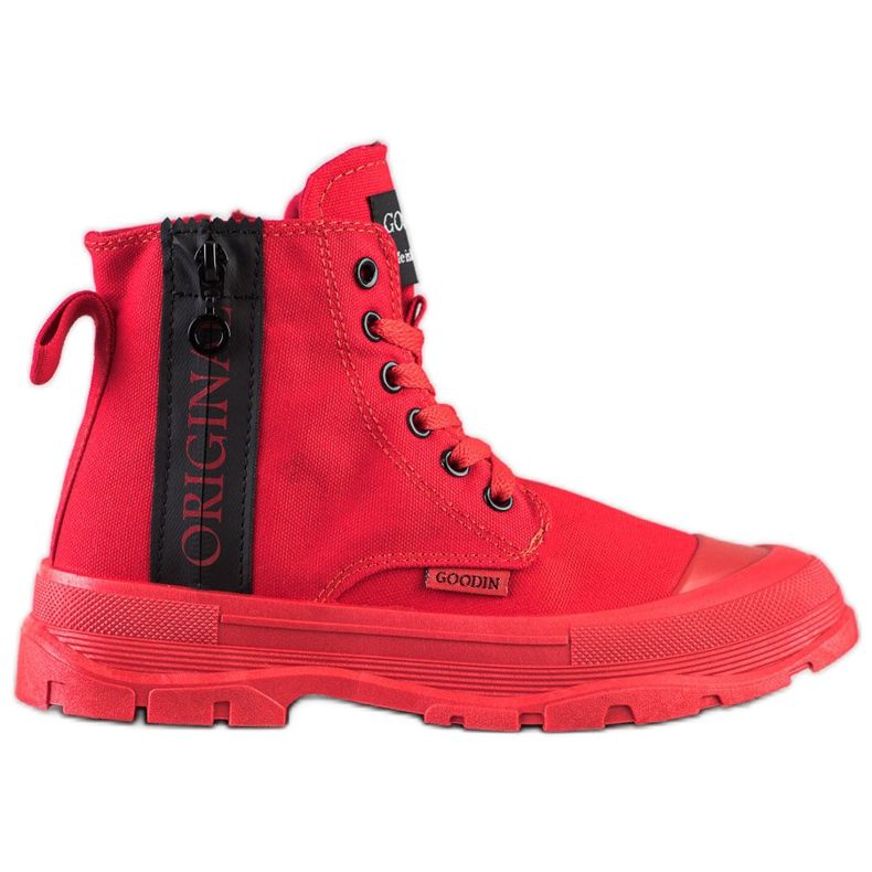 Goodin Wysokie Trampki Original czerwone
